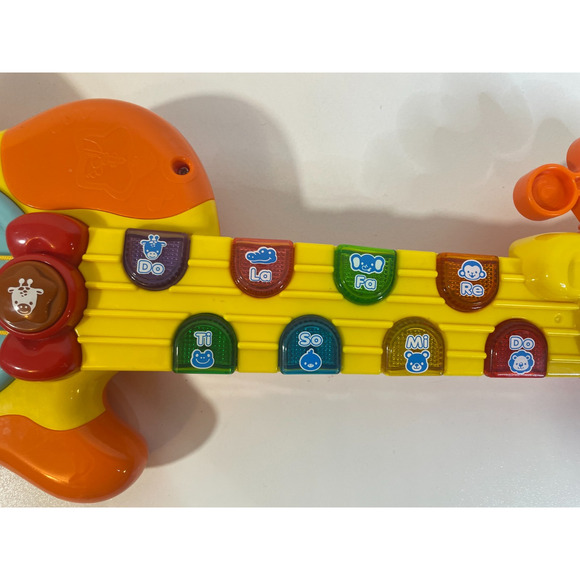 Vtech ZOO JAMZ GUITAR with 3 Modes of Play Bar 8 Lighted Keys - Picture 4 of 8